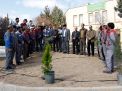 گزارش تصویری از آئیین درختکاری و تقدیر ازهمکاران فضای سبز دانشگاه